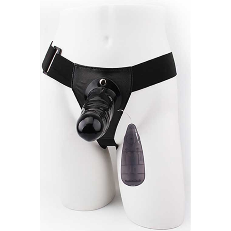 Hi basic penis extender i̇çi boş titreşimli belden bağlamalı - siyah