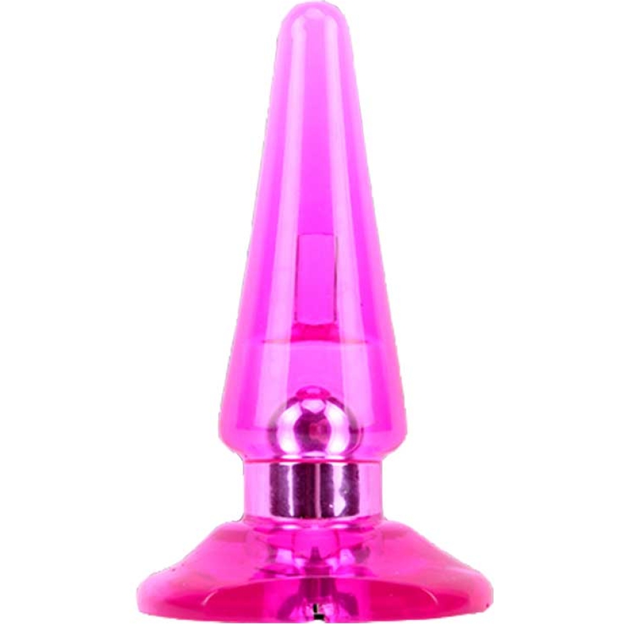 Hi basic titreşimli anal tıkaç - pembe