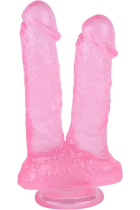 Noctis 21cm PembeÇiftli Dildo No:61