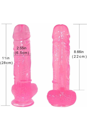 Noctis 28cm Pembe Realistik Dildo