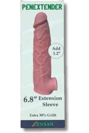 Penextender Testis Girişli Realistik Penis Kılıfı