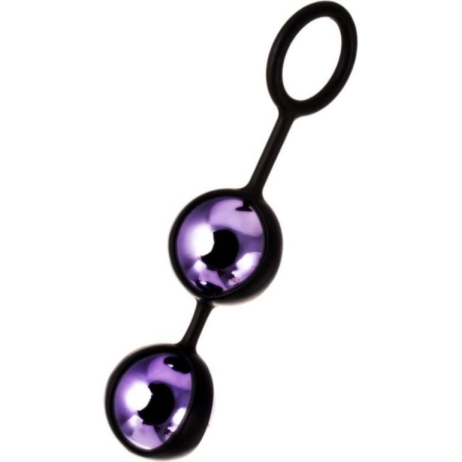 Raspy vajinal topları, abs plastik mor 14 cm