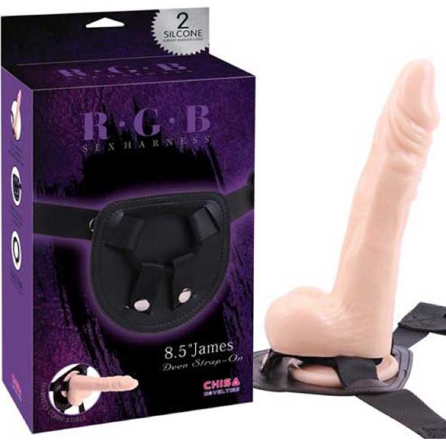 R. G. B belden bağlamalı 21. 5cm protez penis ve kemeri ch7019 chisa r. G. B belden bağlama kemeri ve protez penis 21. 5cm 52 bedene kadar uyumlu, bel ölçüsü ayarlanabilir, vücuda tam oturan, 21. 5 cm damarlı, testisli ve vantuzlu dildoya sahip, diğer tüm vantuzlu dildo ve vibratörlere uyumlu, 2 silikon destek halkasına sahip, suni...