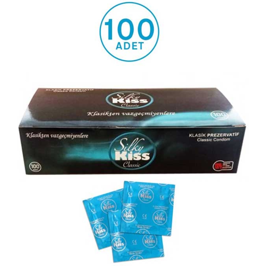 Silky kiss klasik prezervatif 100 adet eko paket