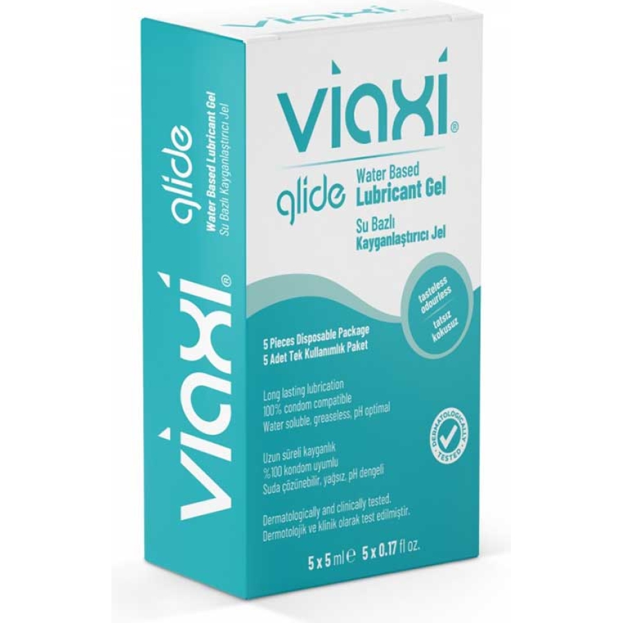 Viaxi glide kayganlaştırıcı jel 5 x 5 ml