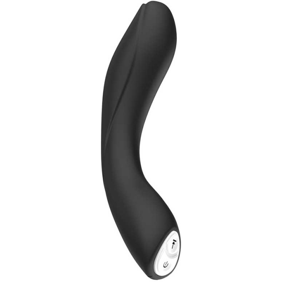 Xuanai elbow bükülebilir eğik şarjlı vibratör - siyah