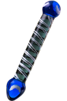 Sexus Glass Çift Taraflı Cam Dildo