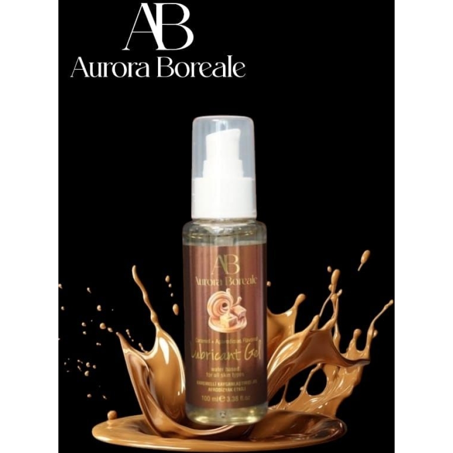 Aurora boreale karamel aromalı kayganlaştırıcı jel 100 ml