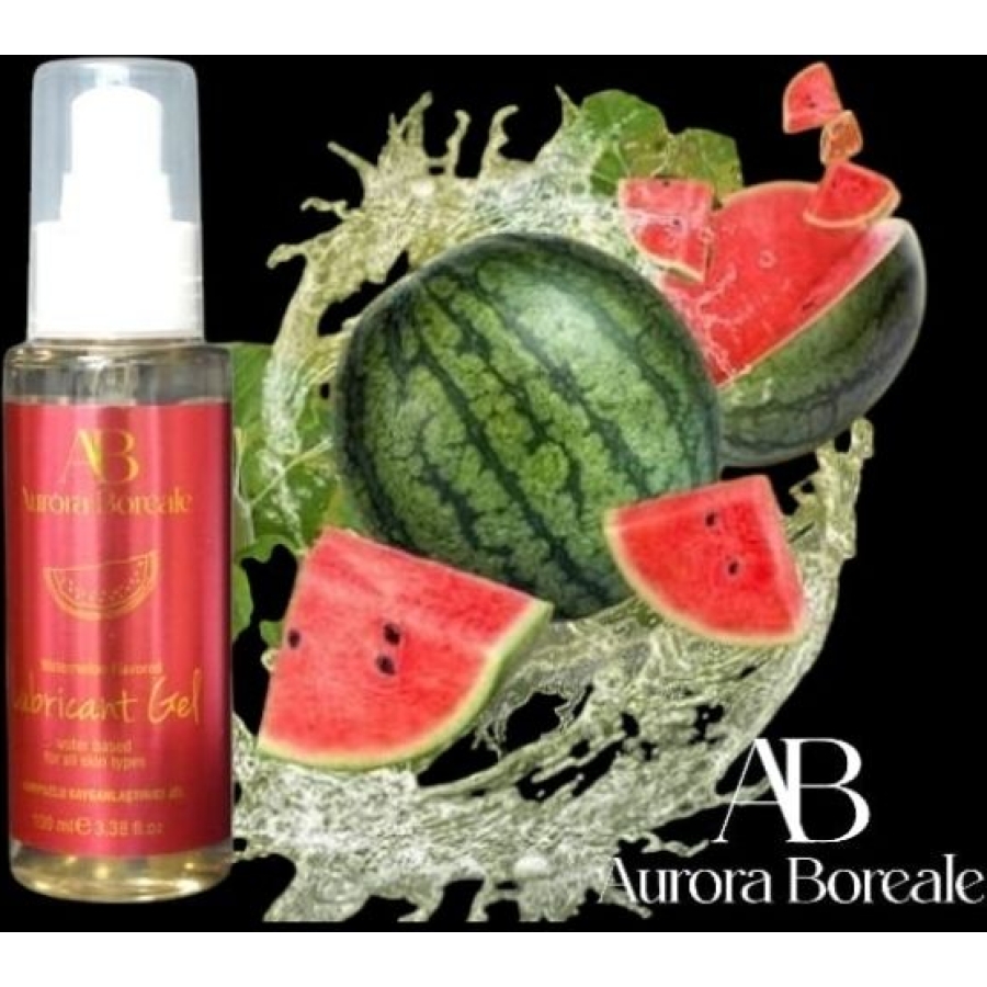 Aurora boreale karpuz aromalı kayganlaştırıcı jel 100 ml