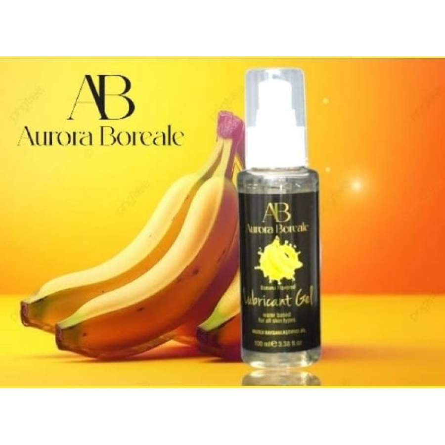 Aurora boreale muz aromalı kayganlaştırıcı jel 100 ml