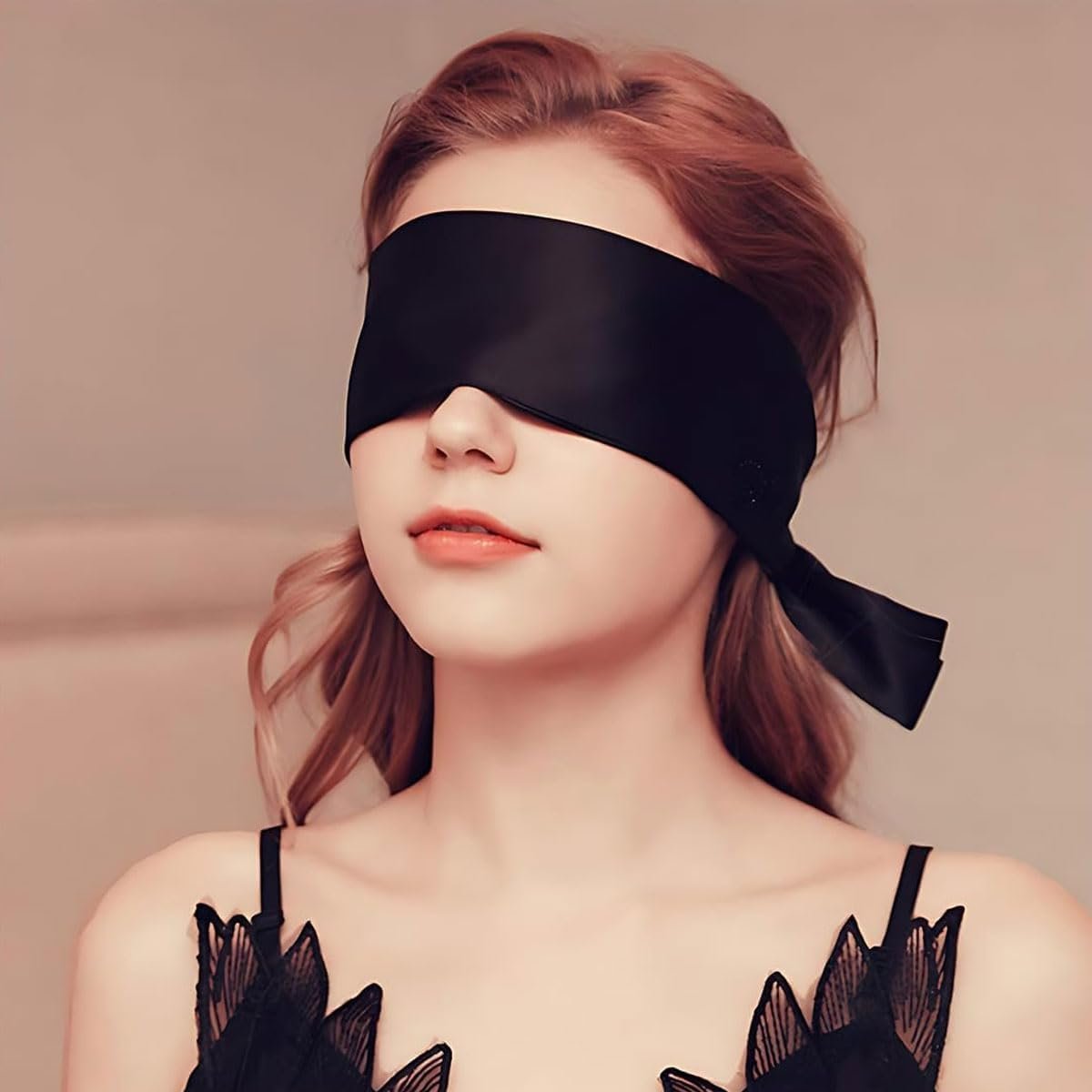 BDSM Saten Gözbandı Tenugui - Görsel 5