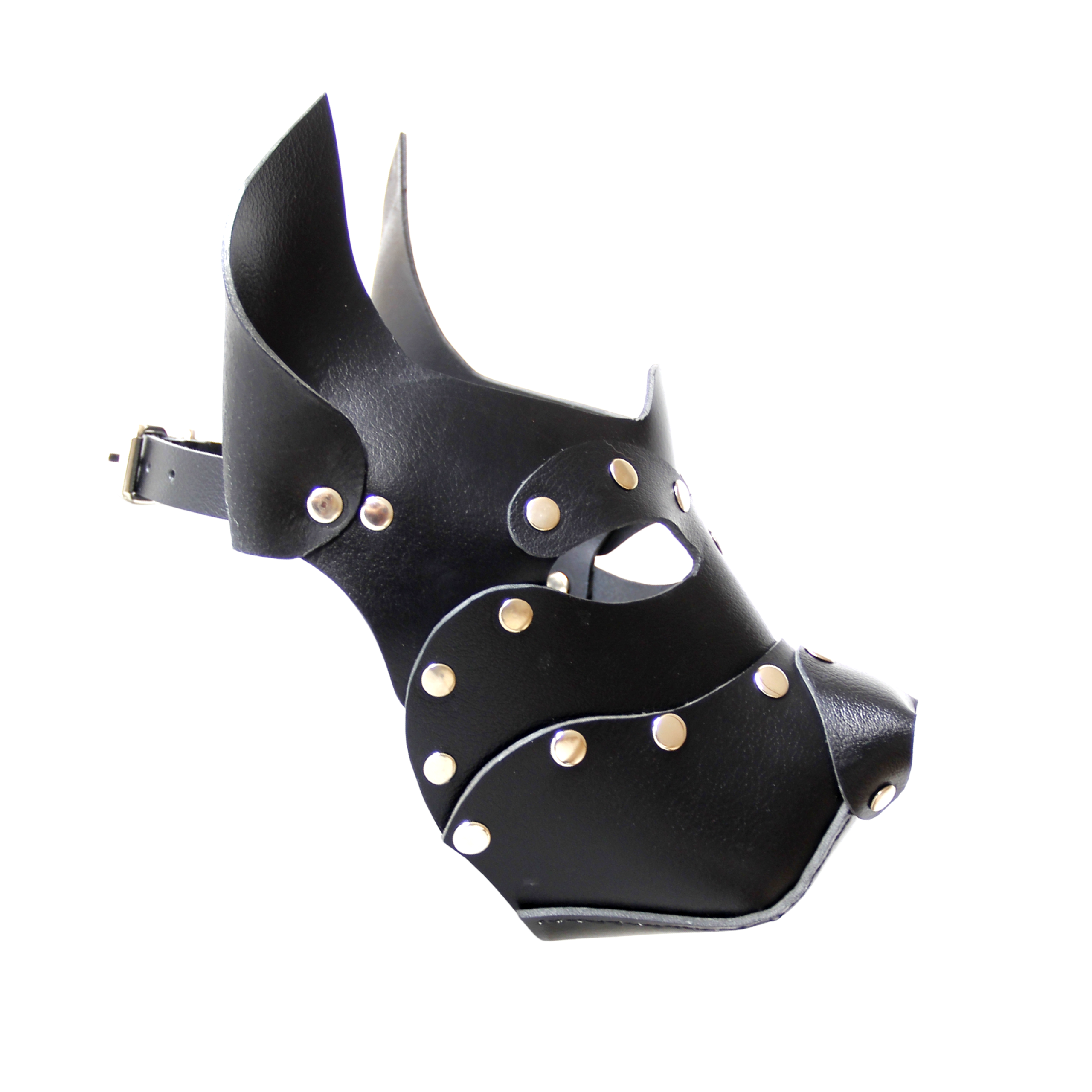 Deri Köpek Maskesi