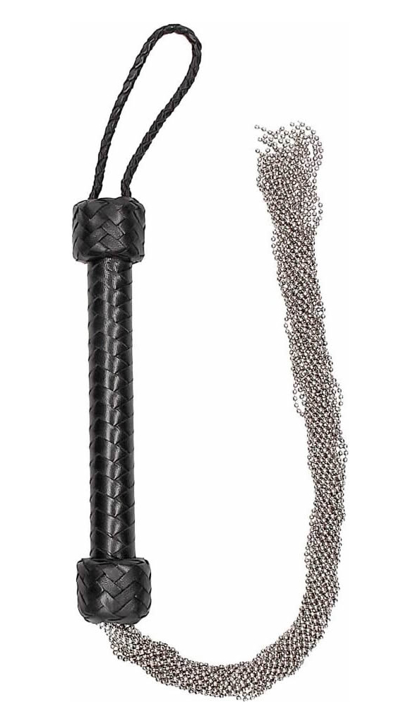 Impact Play Lookbook 3 Deri saplı zincir kırbaç, flogger