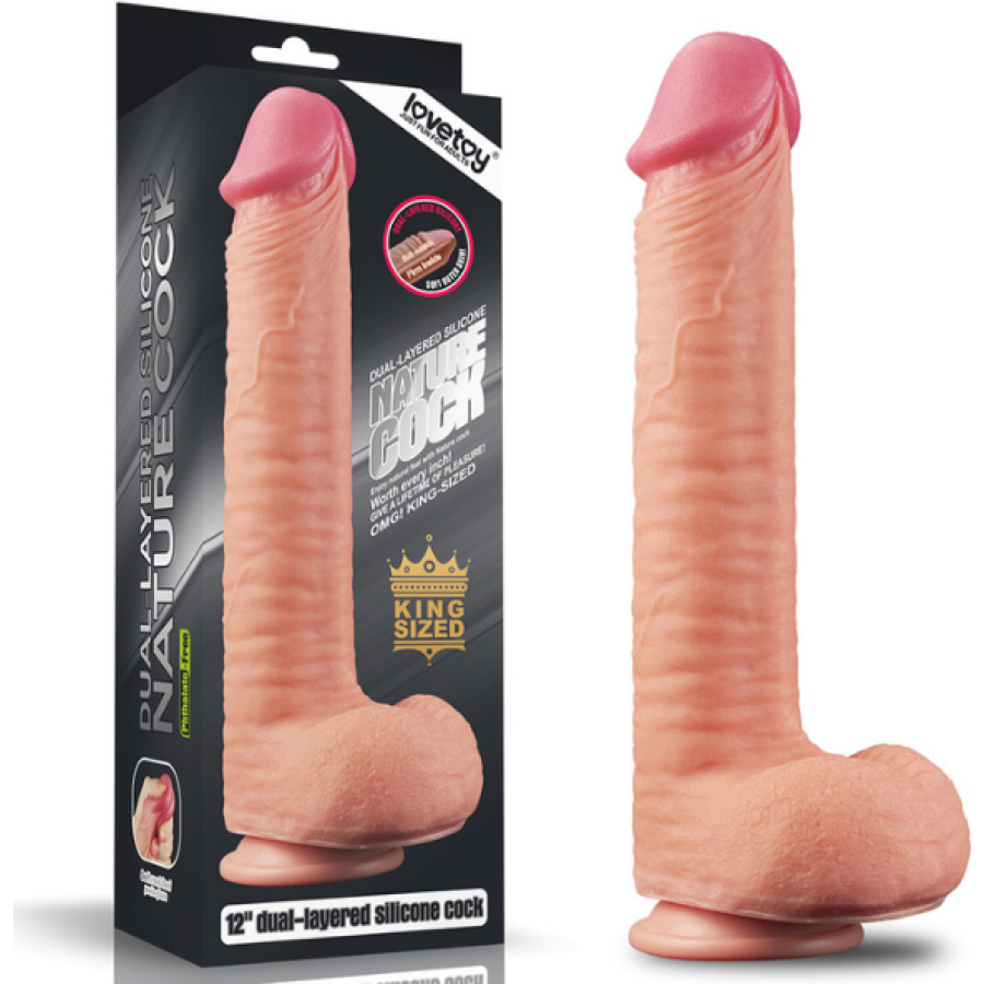 12 i̇nç dual layered platinum silicone cock dildo gerçek hissi zirvede yaşatmak için tasarlanan love toy king size çift katmanlı silikon doğal dildo, damarlı yapısı, belirgin baş kısmı ve dokulu testisleriyle hem iç hem dış kullanımda son derece gerçekçi bir deneyim sunar. Gerçek bir ereksiyonu taklit eden sert iç katman ve ultra yumuşak dış katmanıyla bu dildo, cilde...