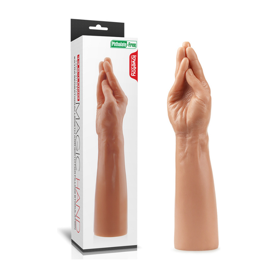 13. 5 i̇nç king size realistic magic hand konik parmaklara sahip fist dildo gerçek bir elden esinlenerek ekstra gerçekçi bir deneyim için şekillendirilmiş daha kolay giriş için kademeli parmak yapısı yumuşak kenarlar ve hafif esneklik ile tam konfor sağlar gerçek hissiyat veren, ftalat içermeyen pvc malzeme ile gerçekçi deneyim boyutlar: 34. 5 cm uzunluk x 7. 5–8. 9 cm genişlik (13. 5” uzunluk x 3”–3. 5” genişlik) ürün bilgileri malzeme: pvc şarj: yok renk: ten rengi dil: i̇ngilizce hs kodu: 901910 ean kodu: 6970260904896 menşei: çin ürün ölçüsü: 36 cm uzunluk, 8 cm çap ürün ağırlığı: 838 gram paket ölçüsü: 37 x 10. 2 x 8. 5 cm paket ağırlığı: 973 gram