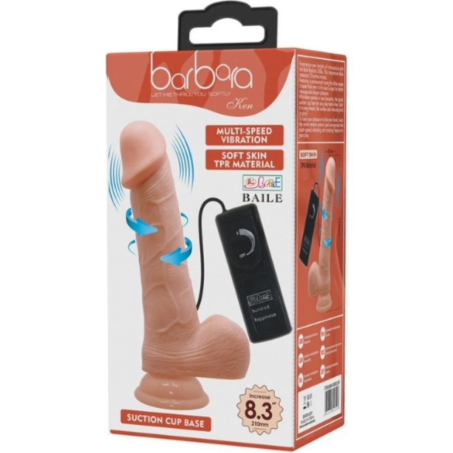 Barbara 8. 3 i̇nç vibratör bw-008015r tpr titreşimli dildo, sizi cezbedici yollarla tatmin etmek için tasarlanmış, gerçekçi ve güçlü bir oyuncaktır. Pürüzsüz ve esnek dokusu sayesinde gerçek cilt hissini taklit ederken, detaylı gövde yapısı daha yoğun bir deneyim sunar. Gerçekçi özellikler: belirgin baş yapısı sert testis detayları hafif damarlı gövde fonksiyonel tasarım: vakum tabanı ile düz...
