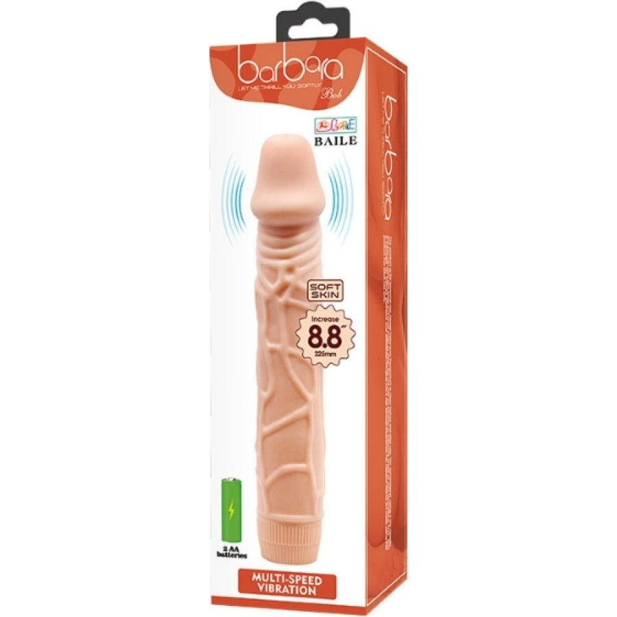 Barbara 8. 8 i̇nç vibratör c-bw001009r her vücut tipine hitap eden yüksek kaliteli ve lüks bir yetişkin oyuncağı arıyorsanız, baile bw-001009r sizin için mükemmel bir seçenek! Gerçekçi baş yapısı ve damar detaylı gövdesiyle yoğun uyarım sunar. Yumuşak tpr malzemeden üretilmiş olan bu dildo, aynı zamanda pratik kullanım sağlayan çevirmeli hız ayarlı tabana sahiptir. Öne çıkan özellikler:...