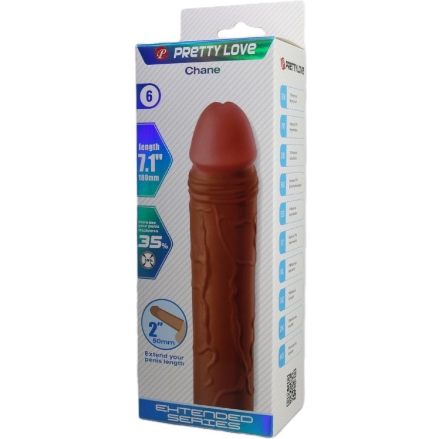Chane gerçek hissiyatlı uzatıcı penis kılıfı brown ultra gerçekçi penis uzatıcı ile zevkle boyutunuzu artırın! Bu penis uzatıcı kılıf, son derece gerçekçi materyalden üretilmiştir ve maksimum haz için doğal bir hissiyat sunar. Penisinizin boyunu yaklaşık 5 cm (2 inç) uzatırken, çevresini %35 oranında kalınlaştırır. Dış yüzeyindeki detaylı damar yapısı ve yuvarlak baş tasarımı sayesinde partneriniz için gerçek...