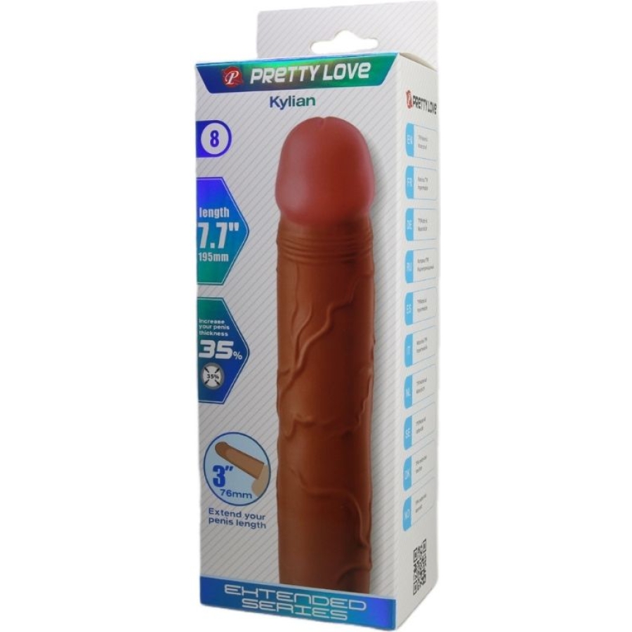 Kylian gerçek hissiyatlı uzatıcı penis kılıfı brown zeviğiyle boyutunuzu artırın: ultra gerçekçi penis uzatıcı bu ultra gerçekçi malzemeden üretilmiş penis uzatıcı kılıf, doğal bir his ve maksimum zevk için tasarlanmıştır. Penisinizin boyunu yaklaşık 7,5 cm (3 inç) kadar uzatırken, çevresini %35 oranında kalınlaştırır. Dış yüzeyindeki detaylı damar dokusu ve geniş, yuvarlak baş kısmı sayesinde partneriniz gerçek bir...