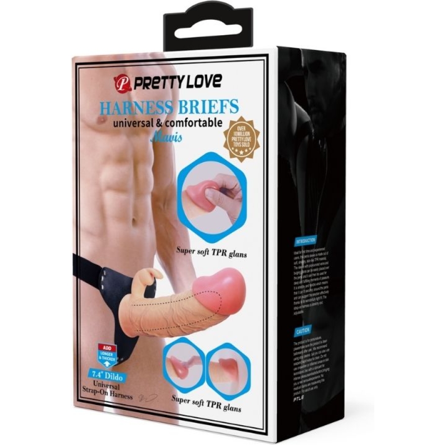 Mavis 5cm dolgulu realistik i̇çi boş protez strapon belden bağlamalı kontrol sizin elinizde! Rabbit strap-on harness dildo, partnerinizle birlikte eşsiz bir deneyim yaşamanız için tasarlandı. Ayarlanabilir naylon kemeri sayesinde vücuda tam oturur, iç kısmındaki yumuşak astar ise konforlu bir kullanım sunar. Giyimi kolaydır, hareket sırasında sabit durur. Esnek ve jöle benzeri tpe malzemeden üretilmiş olan rabbit dildo, gerçekçi baş kısmı...