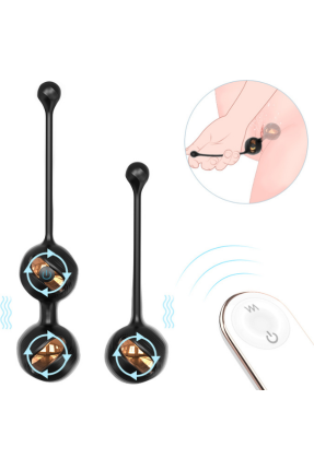 S-Hande Gem Şarjlı Ağırlıklı Güçlü Titreşimli Vajina Kas Geliştirici Kegel Egzersiz Vajinal Topları