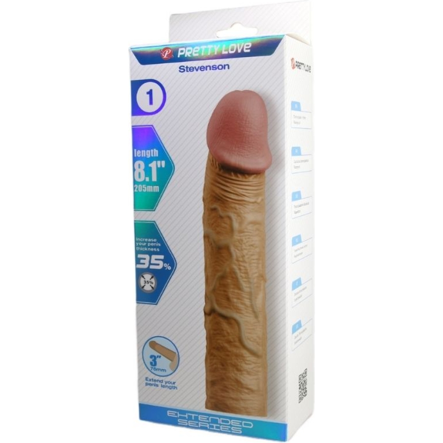Stevenson gerçek hissiyatlı uzatıcı penis kılıfı çok yüksel kaliteli premium silikondan üretilmiştir. - melez rengindedir. - uzun yıllar boyunca kullanabilmeniz için çok özel olarak tasarlanmıştır. - bu son teknoloji ile üretilen penis kılıfını kullanırken her cm de gerçek bir deneyim yaşayacaksınız. - penisinize birebir uyum sağlayıp,kavraması için uç kısmı kıvrılıp katlanabildiği gibi testisleri saran desteği ile...