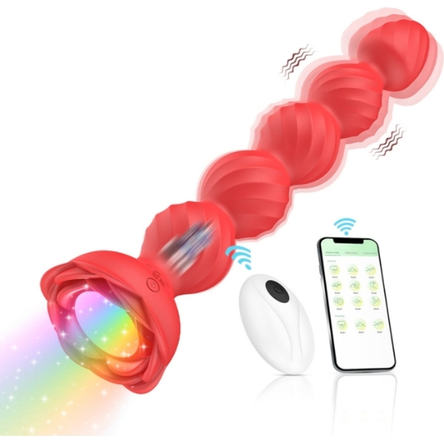 Telefon kontrollü haley rose pulled beads anal plug – kırmızı haley rose pulled beads anal plug – kırmızı tutkunun rengiyle birleşen cesur bir tasarım: kırmızı haley rose anal plug, artan boyutlu boncukları ve çarpıcı gül başlığıyla hazza davet eder. Yumuşak silikon yapısı sayesinde ilk kullanım için bile idealdir. ???? Özellikler: aşamalı boncuklar: girişten itibaren artan uyarım hissi sağlar. Canlı kırmızı...