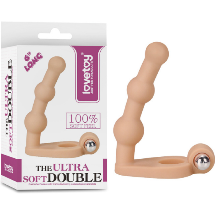 The ultra soft bead 6 i̇nç ultra soft 6" tpe double – çifte penetrasyon, çifte zevk! Ultra soft 6” tpe double, su geçirmez yapısı ve yenilikçi tasarımı ile çifte penetrasyon fantezilerini tek başınıza ya da partnerinizle keşfetmenizi sağlar — üçüncü bir kişiye gerek kalmadan! Esnek penis halkası, penisin tabanında hafif bir baskı uygulayarak daha güçlü ve...