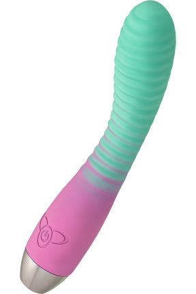 Flovetta Azalia Kavisli Başlıklı Silikon Vibratör – Mint Pembe