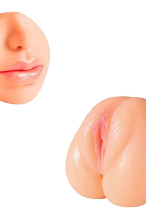 XOXO 3 Girişli Realistik Mastürbatör 550 g – TPE, Açık Ten, Ultra Doğal Doku