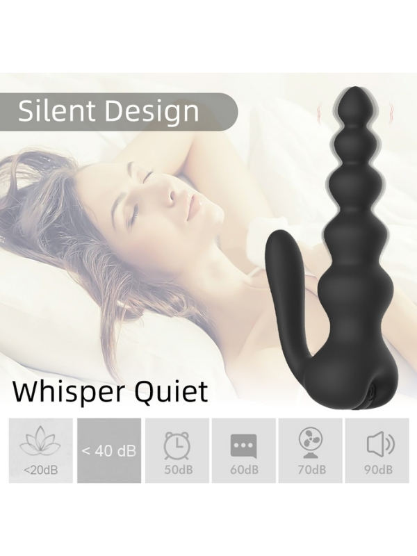 Neue 10 Fonksiyonlu Titreşimli Anal Boncuklu Plug – Kablosuz Kumandalı - Görsel 5